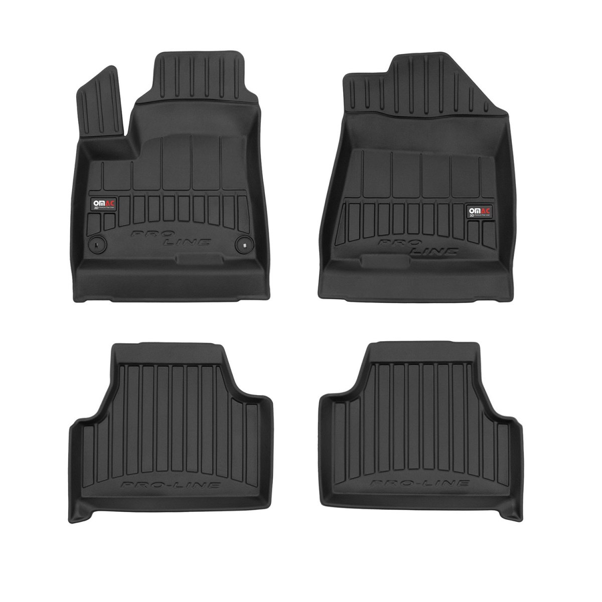 KIA SOUL EV Floor Mat - Omac - Proline Premium TPE - Black - 2020-2024